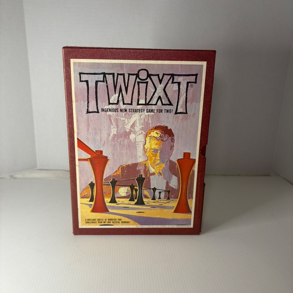 Twixt 3M Bookshelf Strategy Board Game 1962 Complete W/directions pieces & board - Picture 1 of 13